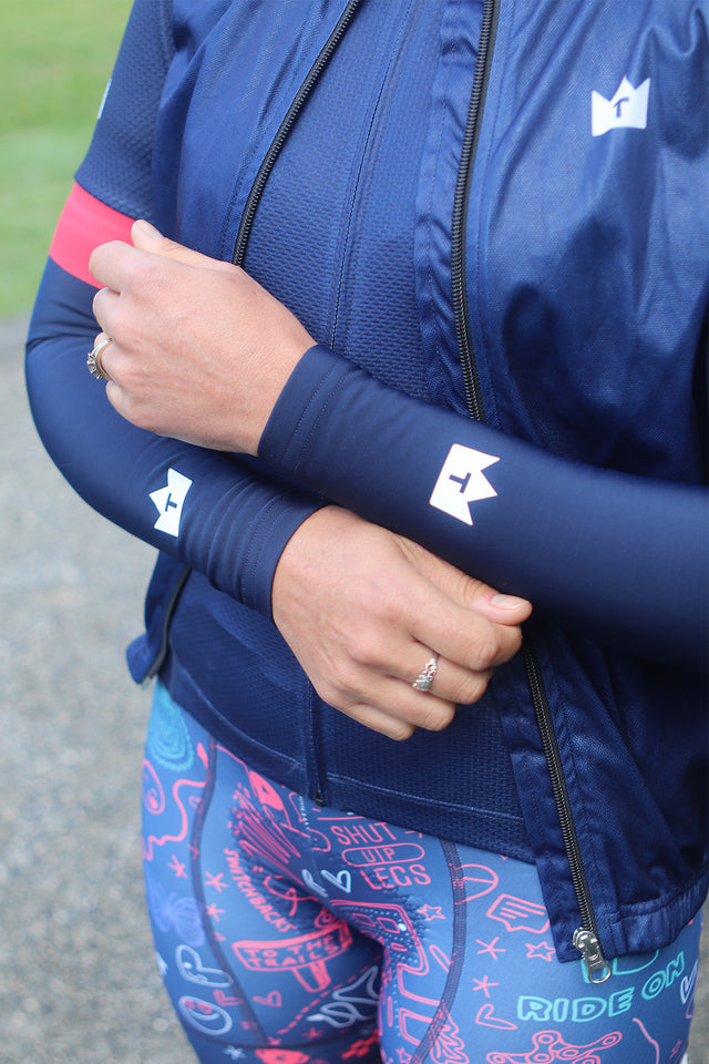 TOOT CROWN - Armwarmer Unisex Navy